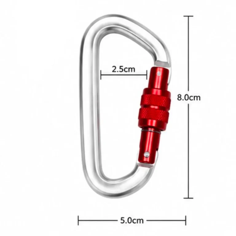 Alano Gear Screw Lock Carabiner 8 cm