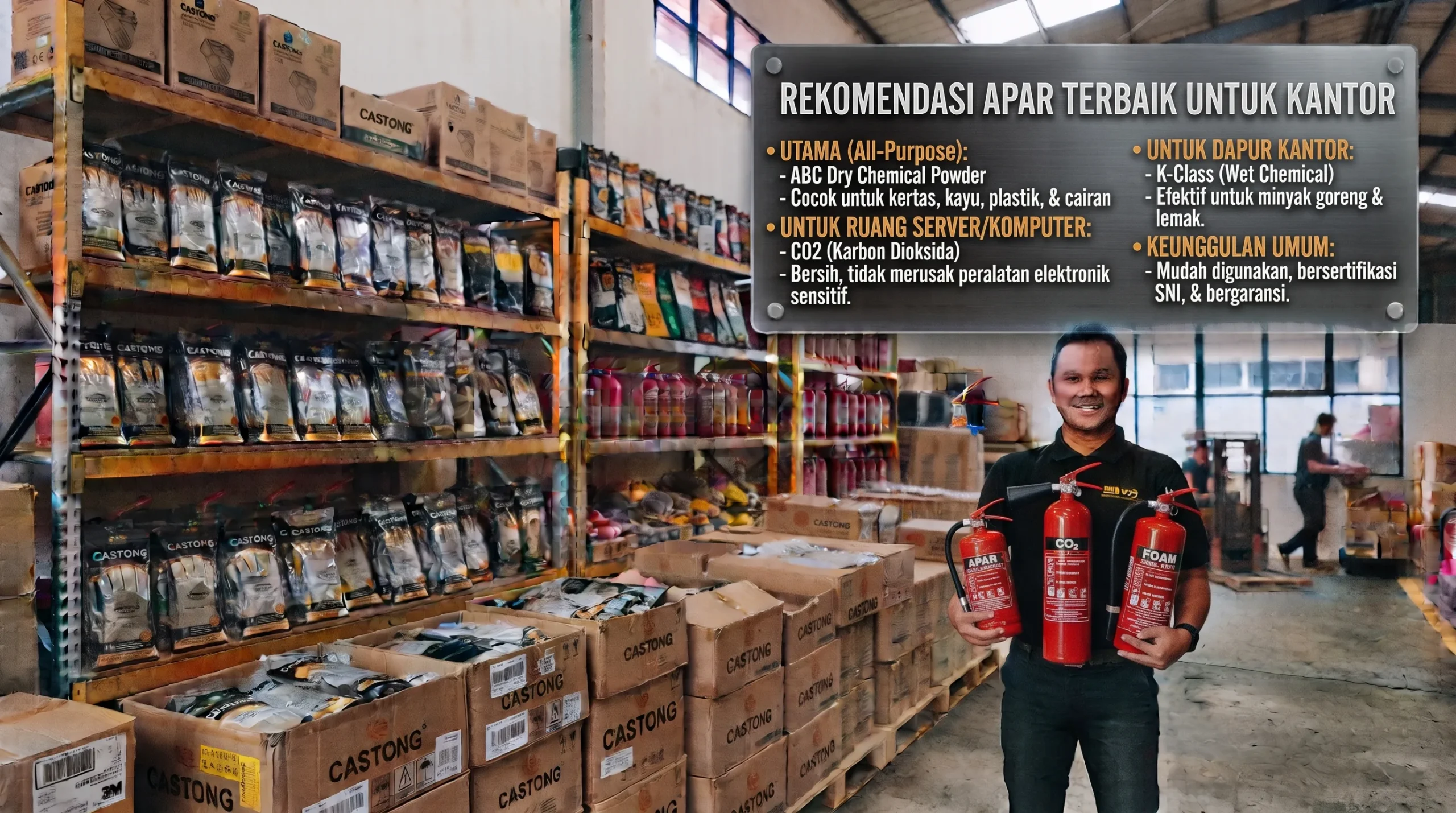 Rekomendasi APAR Terbaik untuk Kantor: Panduan Memilih Proteksi Gedung Sesuai Standar K3