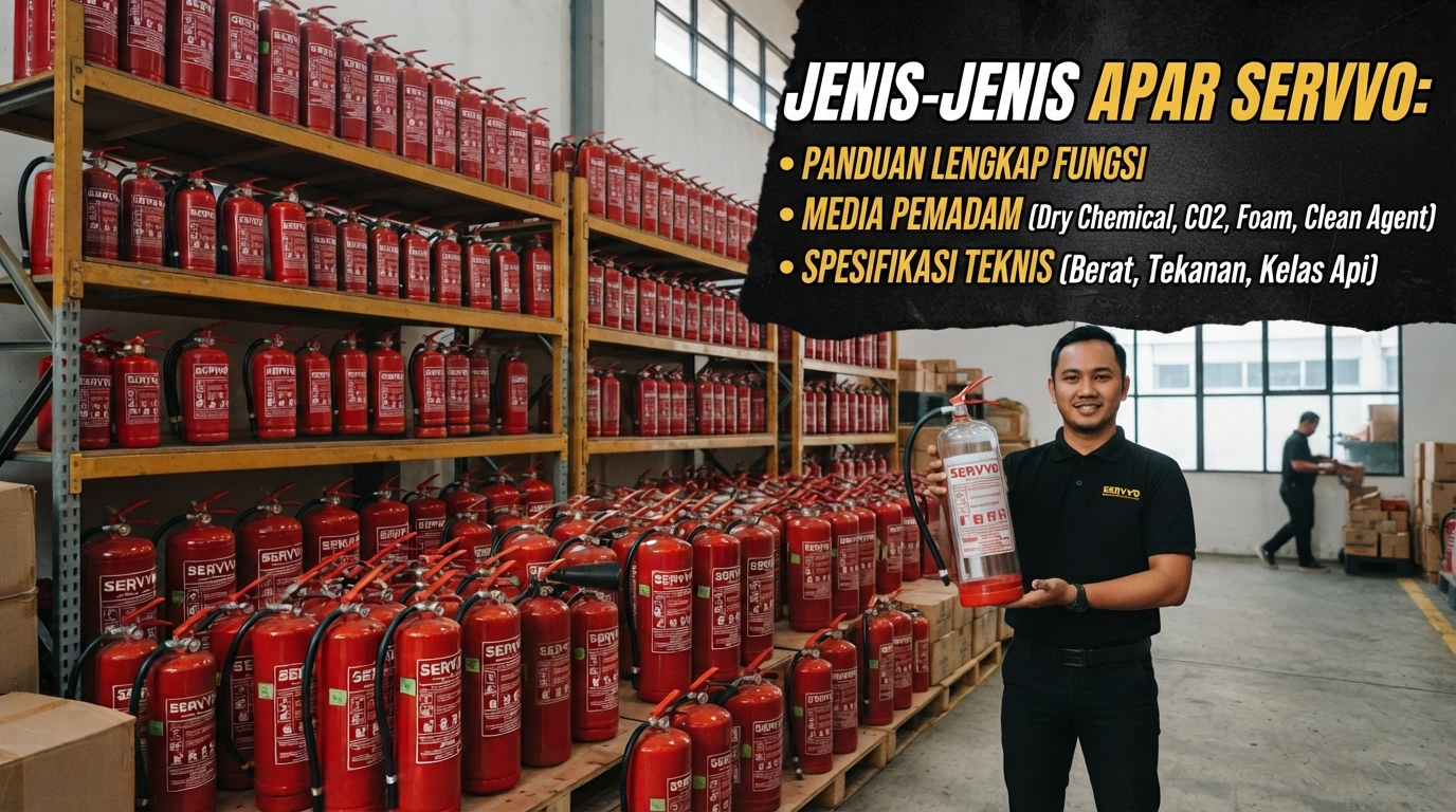 Jenis-Jenis APAR Servvo: Panduan Lengkap Fungsi, Media, dan Spesifikasi Teknis