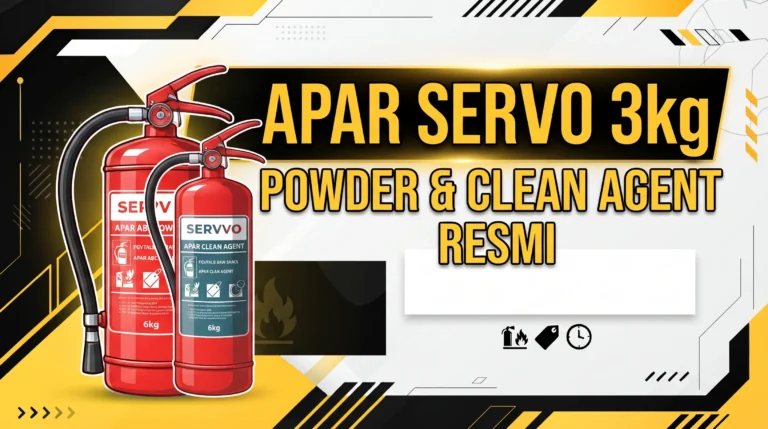 APAR Servvo 3kg: Solusi Proteksi Kebakaran Portabel, Praktis, dan Bersertifikat Resmi