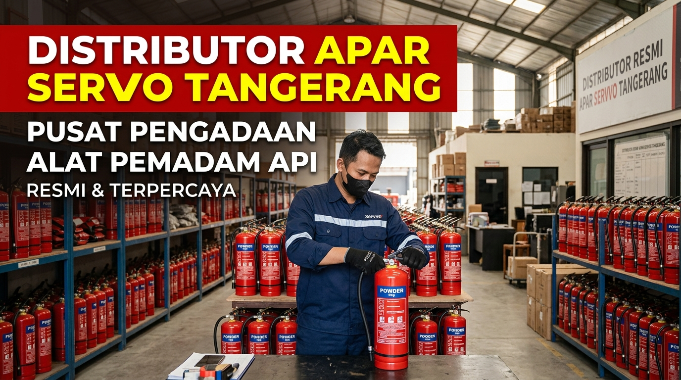 Distributor APAR Servvo Tangerang: Pusat Pengadaan Alat Pemadam Api Resmi & Terpercaya